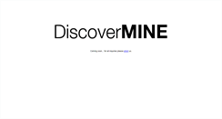 Desktop Screenshot of discovermine.com
